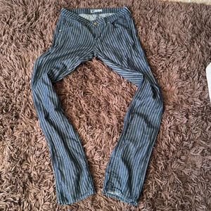 Hudson blue pinstripe denim jeans size 27